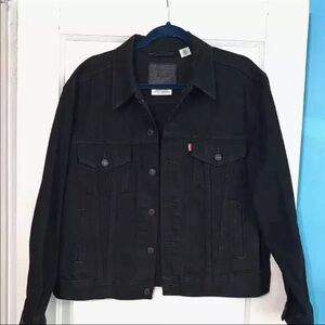 Women's Levi’s Original Trucker Black Jean Jacket